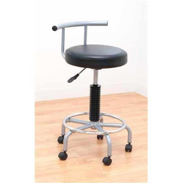 Studio Designs Studio Designs 13181 Futura Stool with 5 Star Base and 2" Nylon Casters 13181